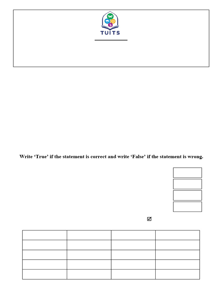 Grade 3 Science MT Question (1) - 1 | PDF