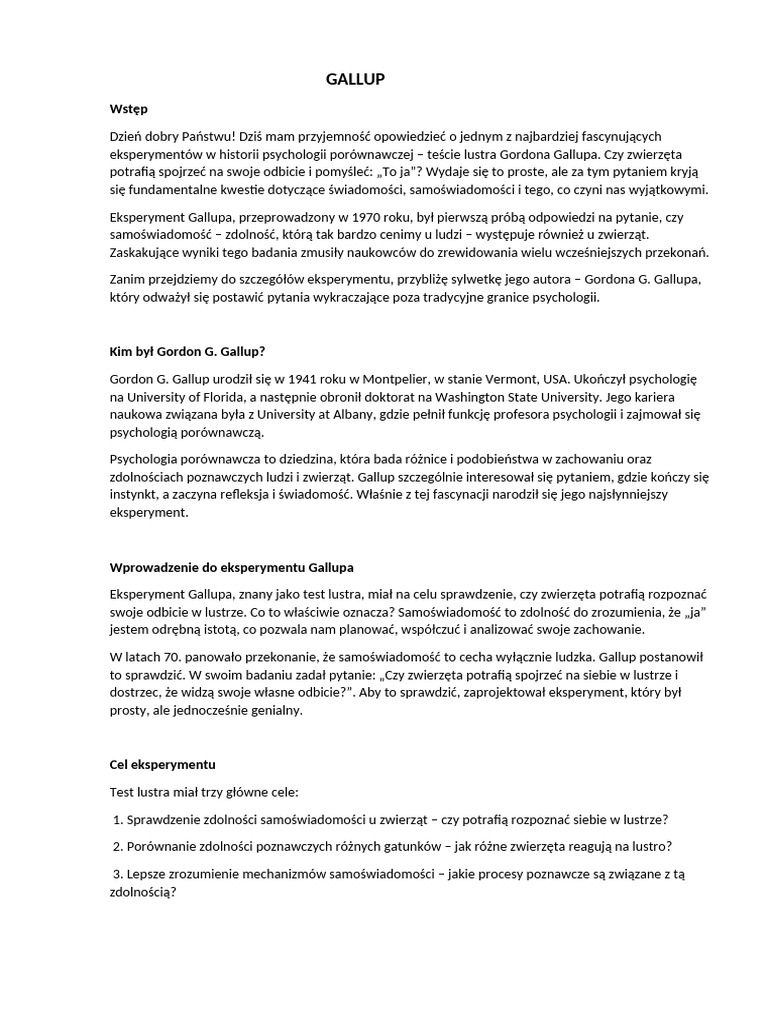 GALLUP | PDF