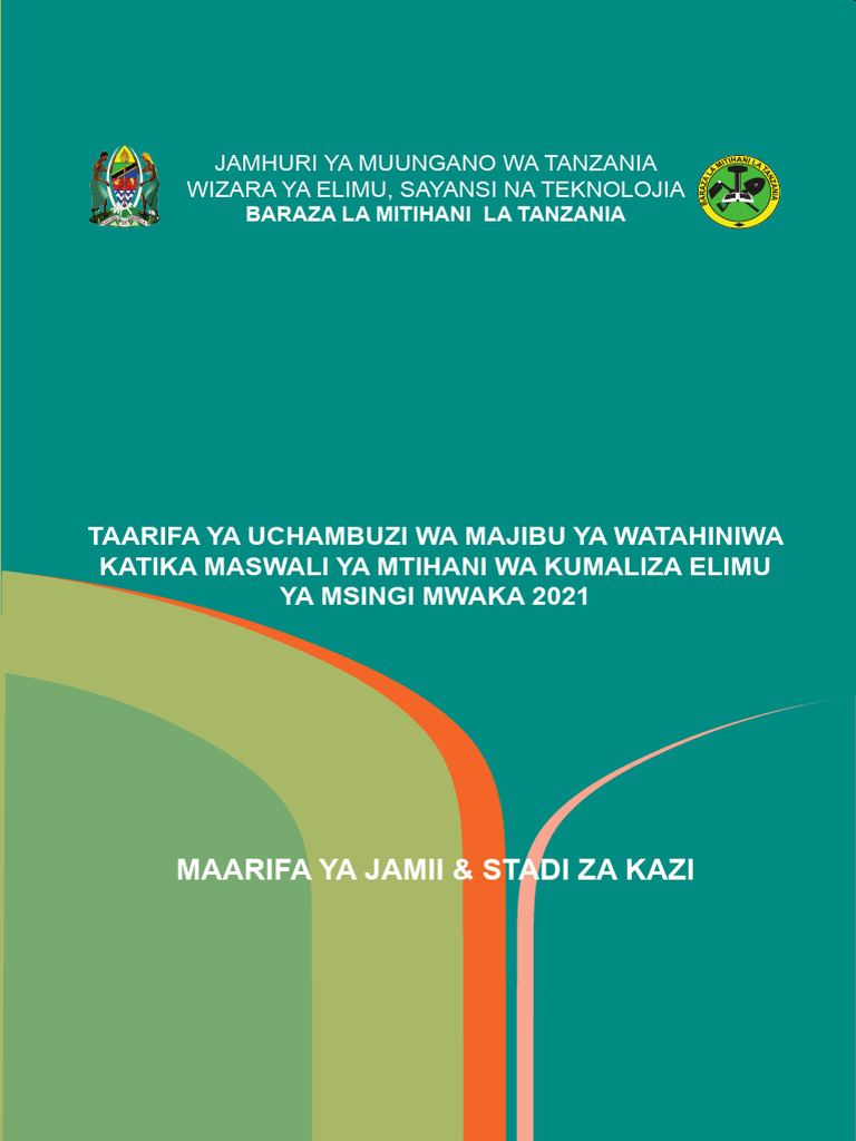 03 Maarifa Ya Jamii Stadi Za Kazi | PDF