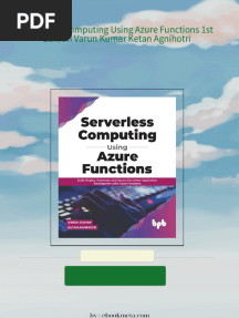 Download full Serverless Computing Using Azure Functions 1st Edition Varun Kumar Ketan Agnihotri ebook all chapters