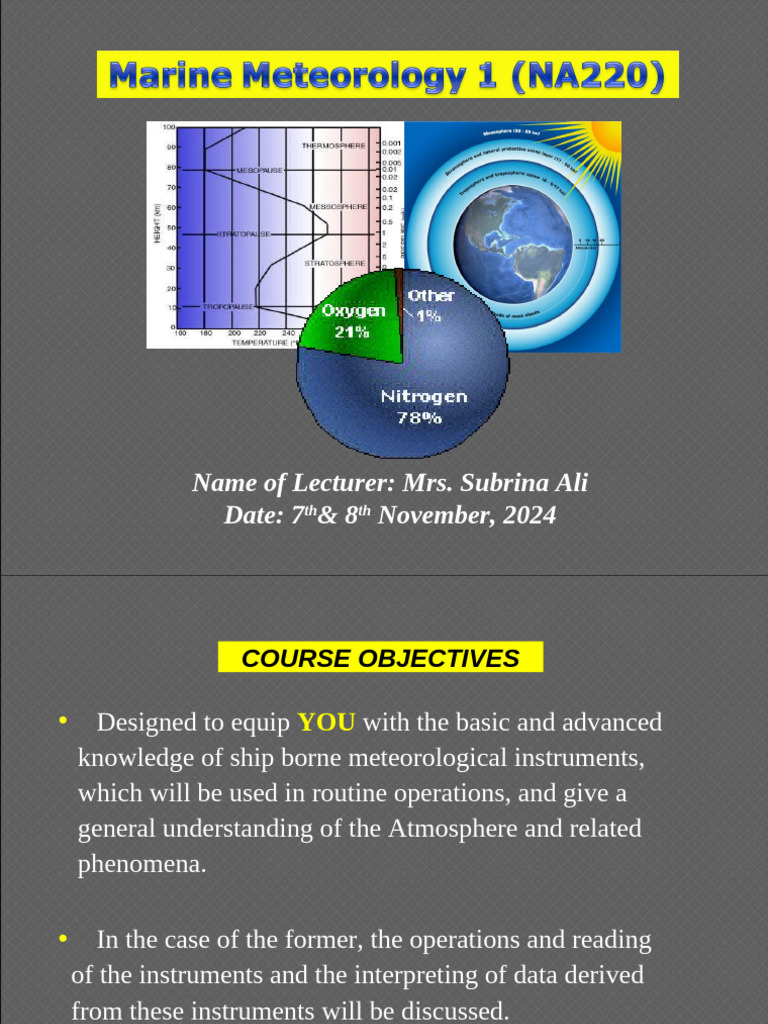 Chapter 1 - The Atmosphere (11!08!2024) | PDF | Atmosphere Of Earth | Sun
