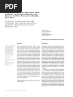 A dinâmica do cuidado em saúde mental