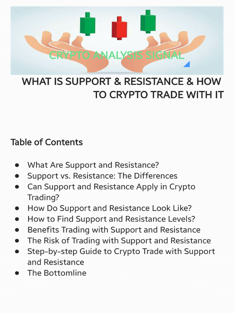 Support & Resistance & How To Crypto Trade With It | PDF