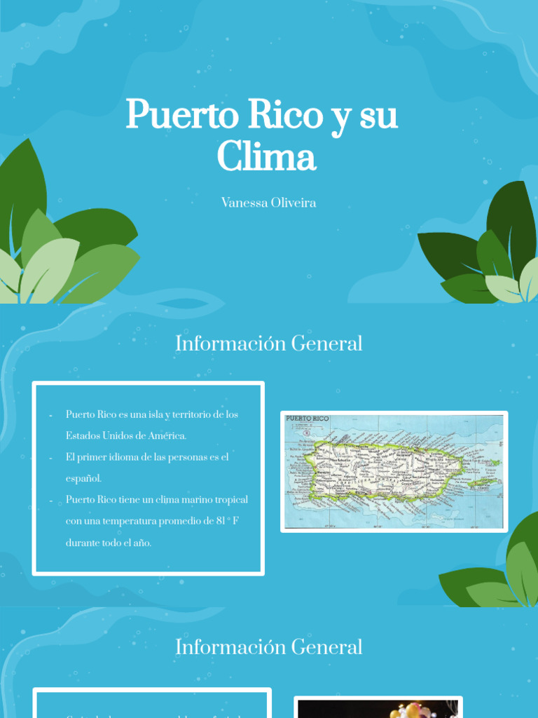 Clima y Desafíos Ambientales en Puerto Rico | PDF | Ciclones tropicales ...