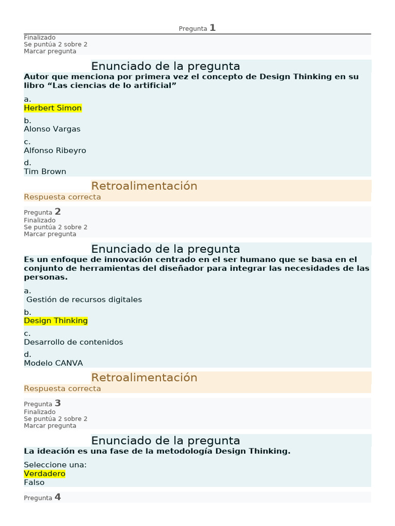 Introducción al Design Thinking | PDF | El pensamiento de diseño ...