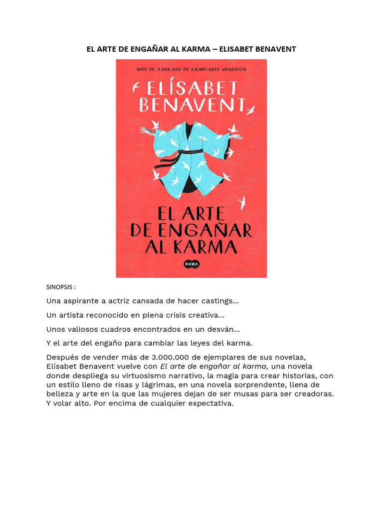 El arte de engañar al karma | PDF