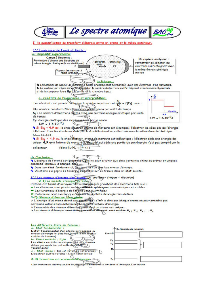 Cours Spectre | PDF
