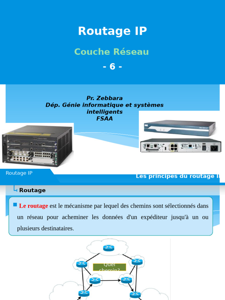 Principes du routage IP et protocoles | PDF | Routage | Adresse IP