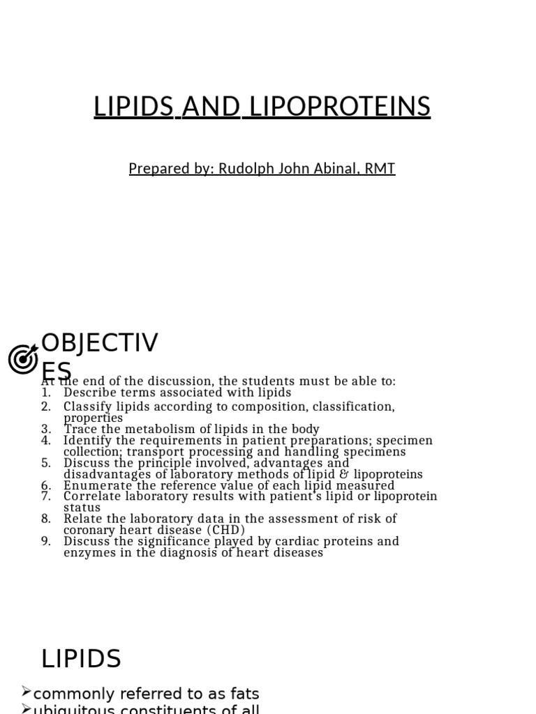 Understanding Lipids and Lipoproteins | PDF | Triglyceride | Lipid