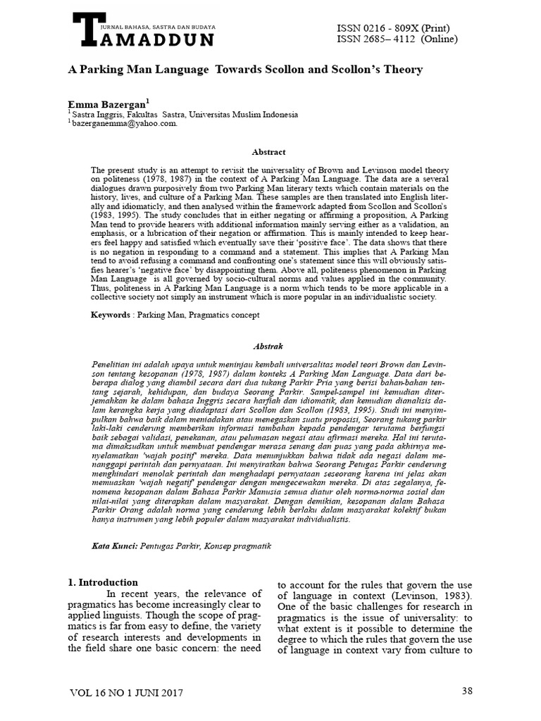 49-Full-Text Article-84-1-10-20200210 | PDF | Theory | Linguistics