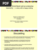 Taxonomy Presentation