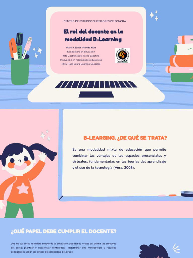 Rol del docente en B-Learning | PDF | Maestros | Aprendizaje