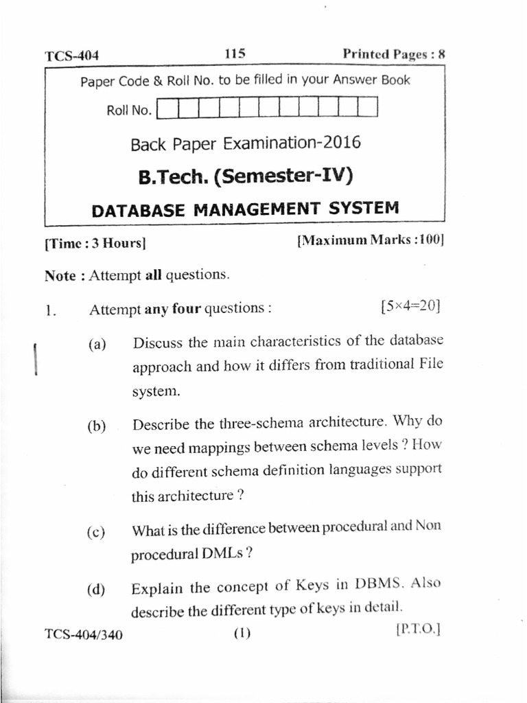 DBMS 2 | PDF