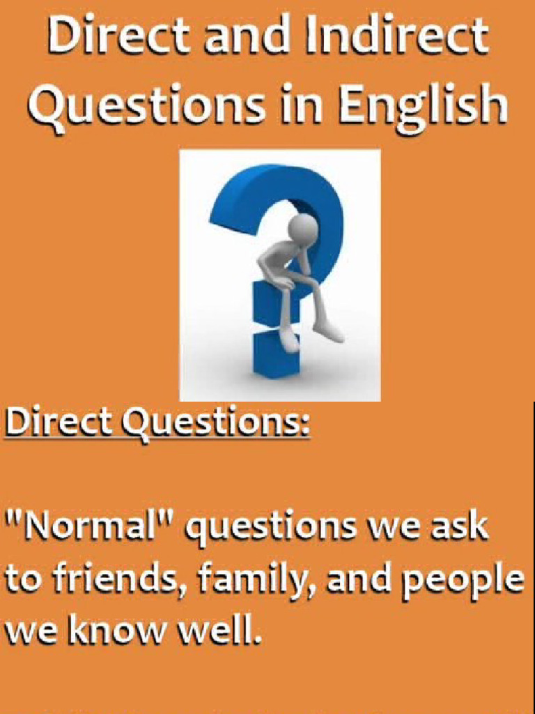 Indirect Questions | PDF