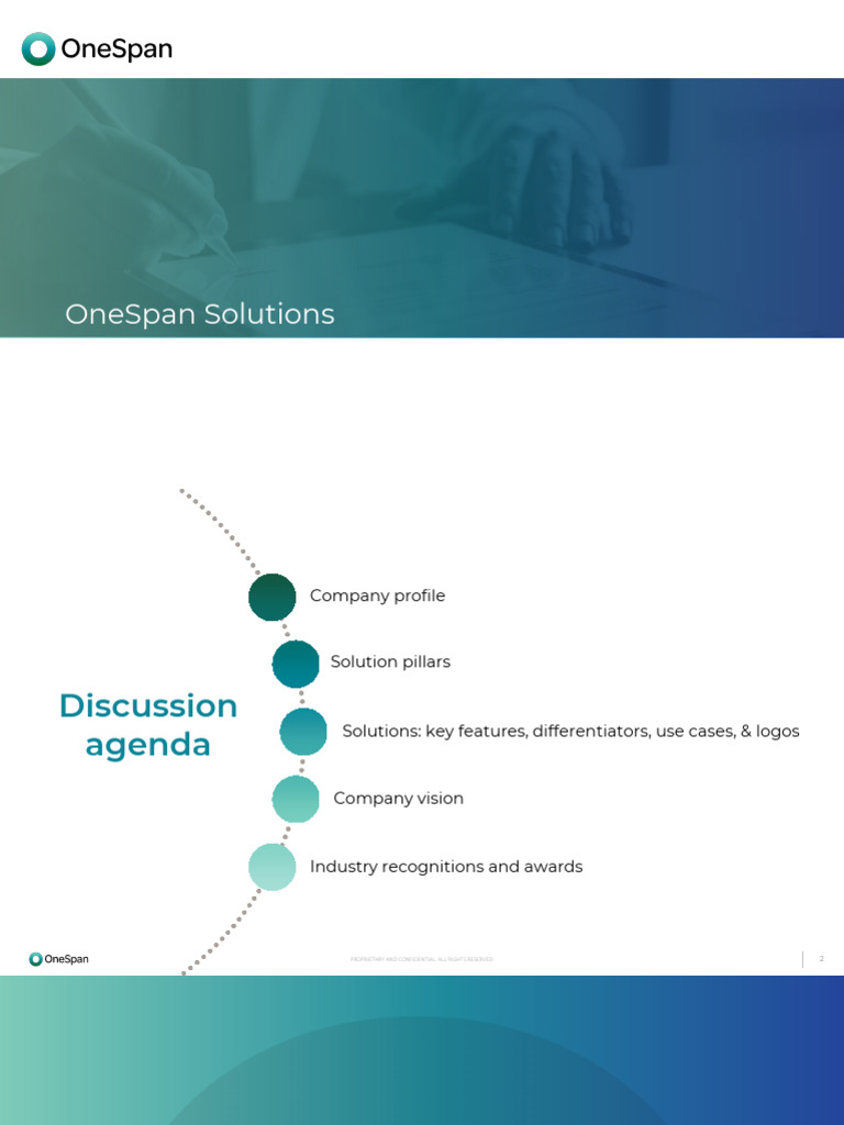 OneSpan Solutions High Level Overview | PDF | Computer Security | Security