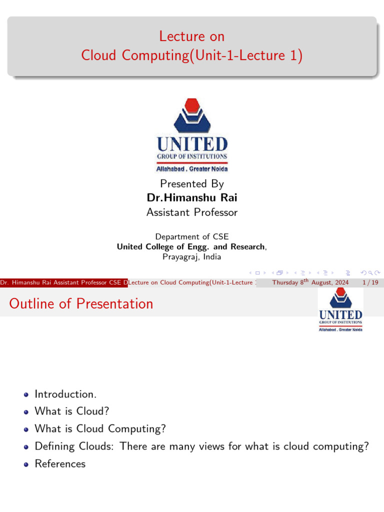 CLOUD_COMPUTING__U1L1 | PDF | Cloud Computing | Computing