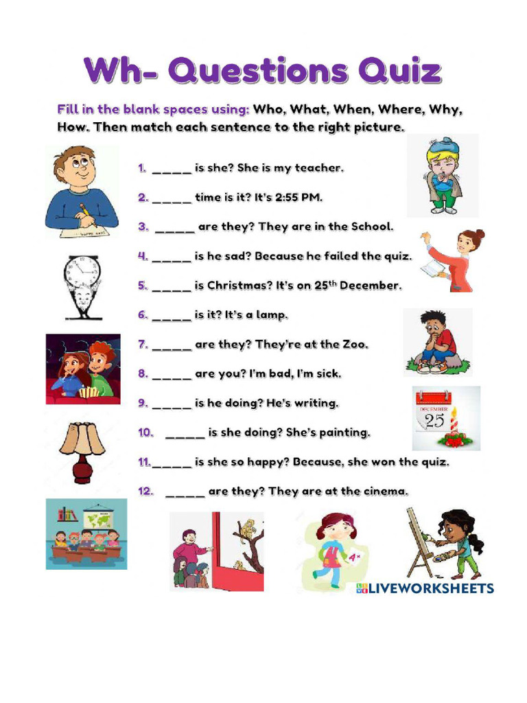 WH Questions | PDF
