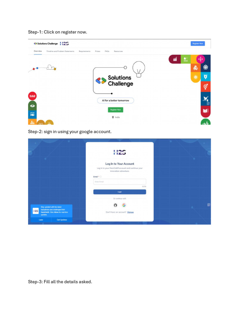 How to Register for Developer Program | PDF