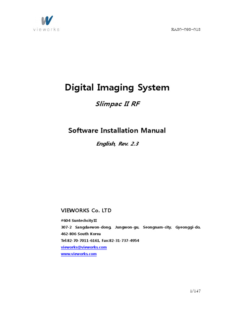 SLIMPAC II RF Installation Manual V2.3 En | PDF | Button (Computing) | Bios