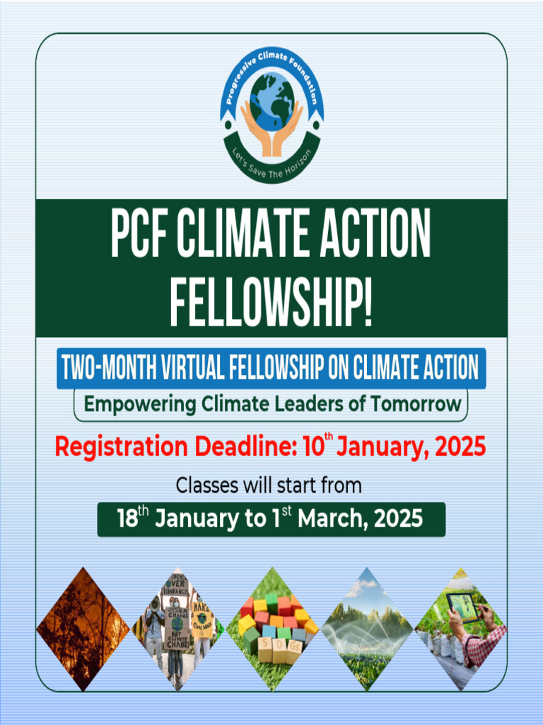 PCF Climate Action Fellowship 2025 | PDF | Sustainability | Agriculture