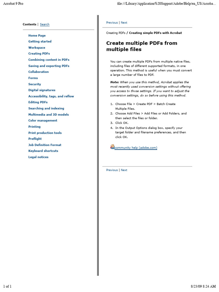 How To Create Multi-Page PDF | PDF | Computing | Software