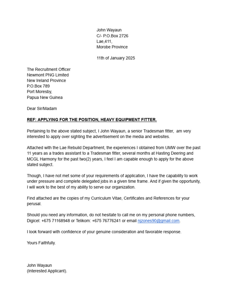 Current Interest Letter - 3 | PDF