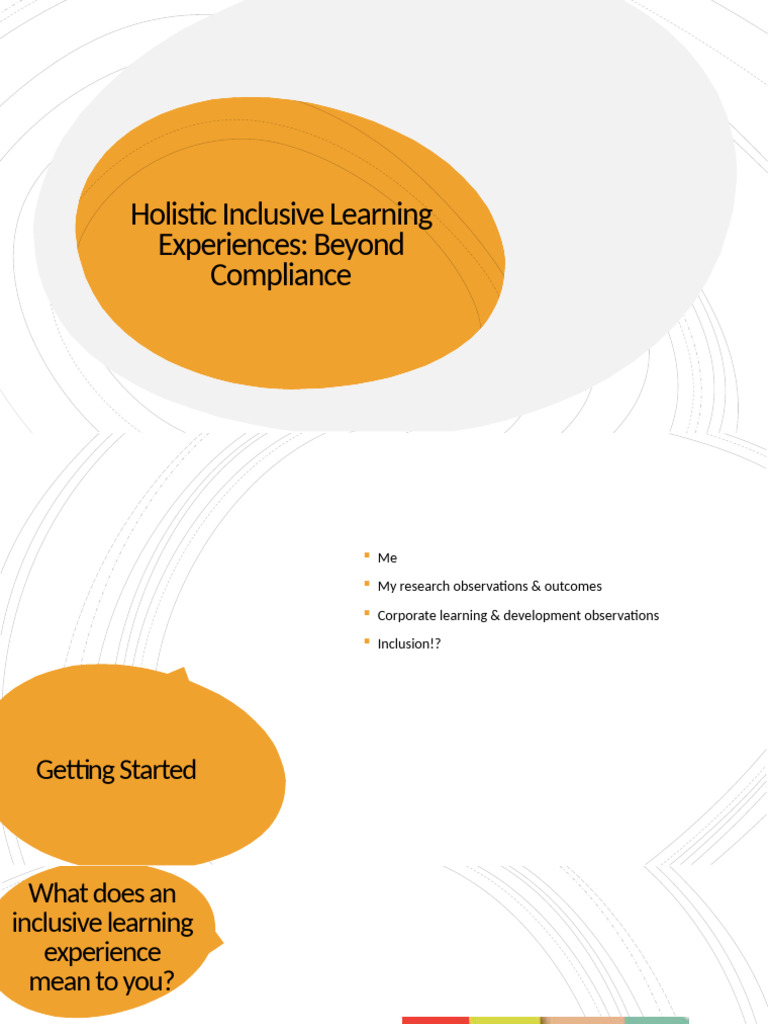 Holistic Approaches to Inclusive Learning | PDF | Learning | Mindset