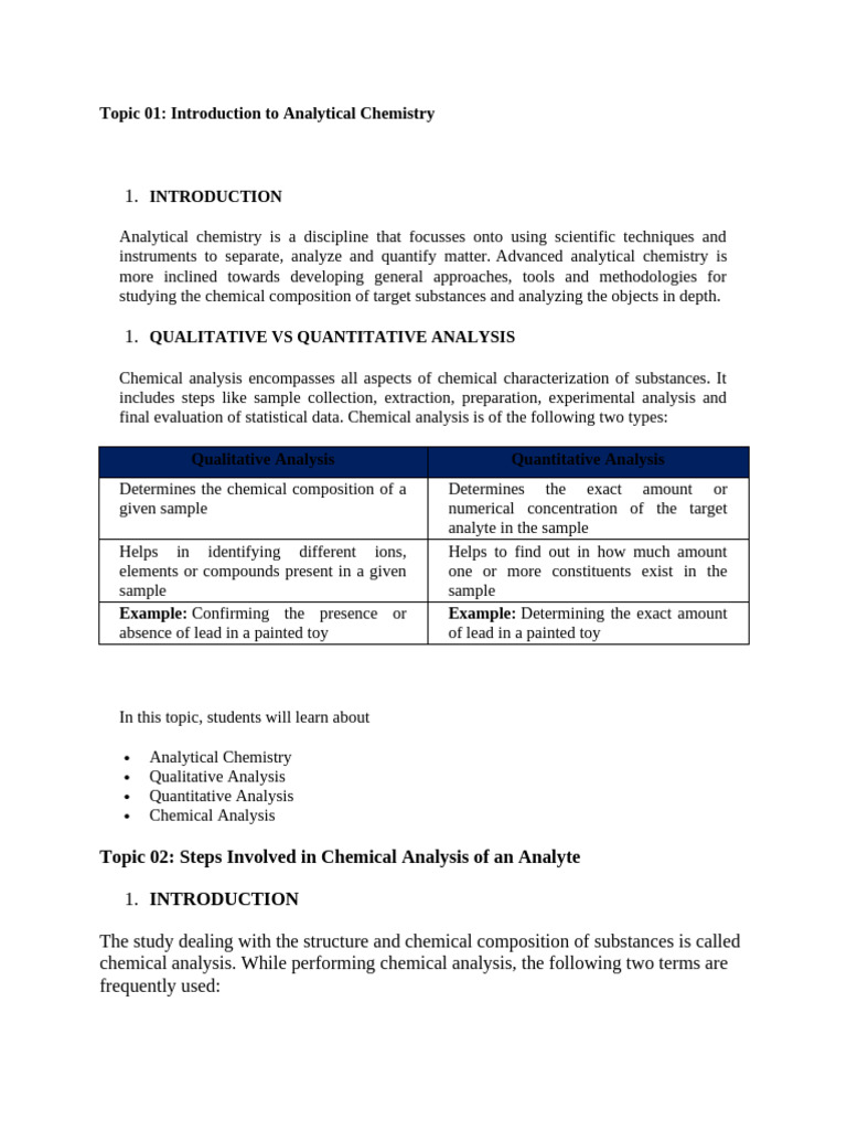 chemistry-1 | PDF | Coefficient Of Variation | Analytical Chemistry