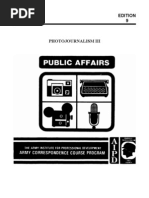 Download US Army Journalist Course DI0253-9 - Photojournalism III by Georges SN8163762 doc pdf