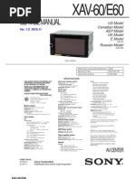 Download XAV-60 by betoizq SN81637719 doc pdf