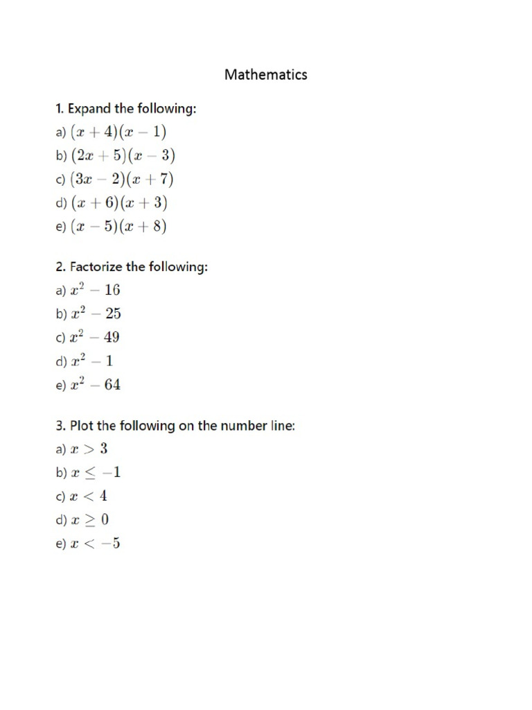 Revision Text MYP 4 | PDF