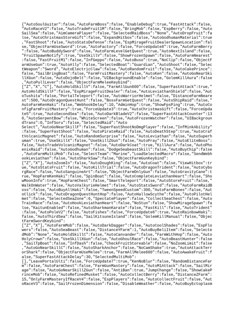 Roblox Game Automation Script Settings | PDF