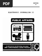 Download US Army Journalist Course DI0351-A - Electronic Journalism II by Georges SN8163884 doc pdf