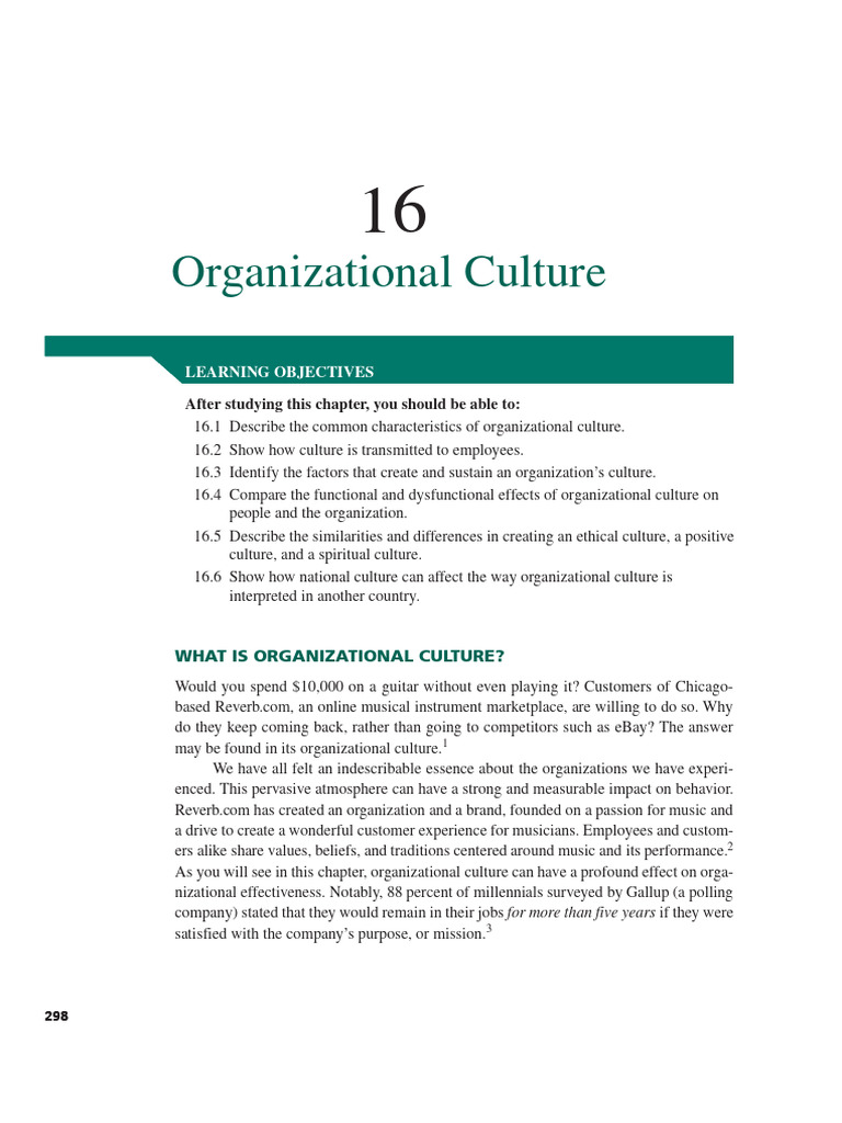 Understanding Organizational Culture | PDF | Organizational Culture ...