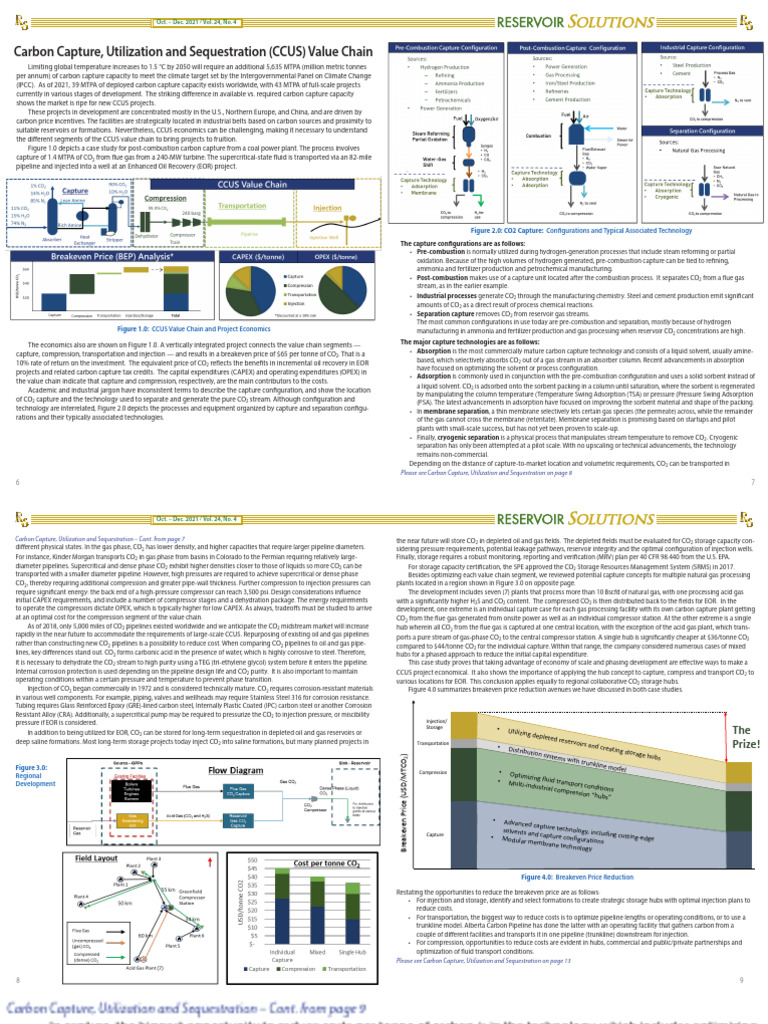 ReservoirSolutionsVol24No4 Article 6 | PDF | Carbon Capture And Storage ...