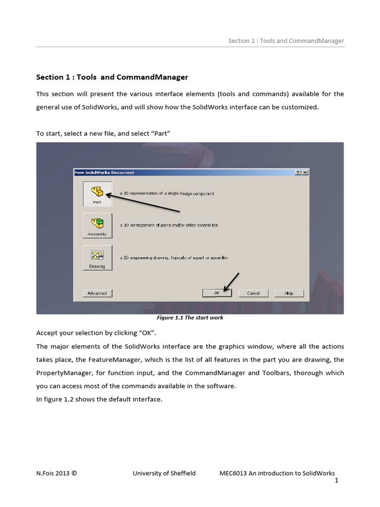 Section 1 Tools and Command Manager | PDF | Window (Computing ...