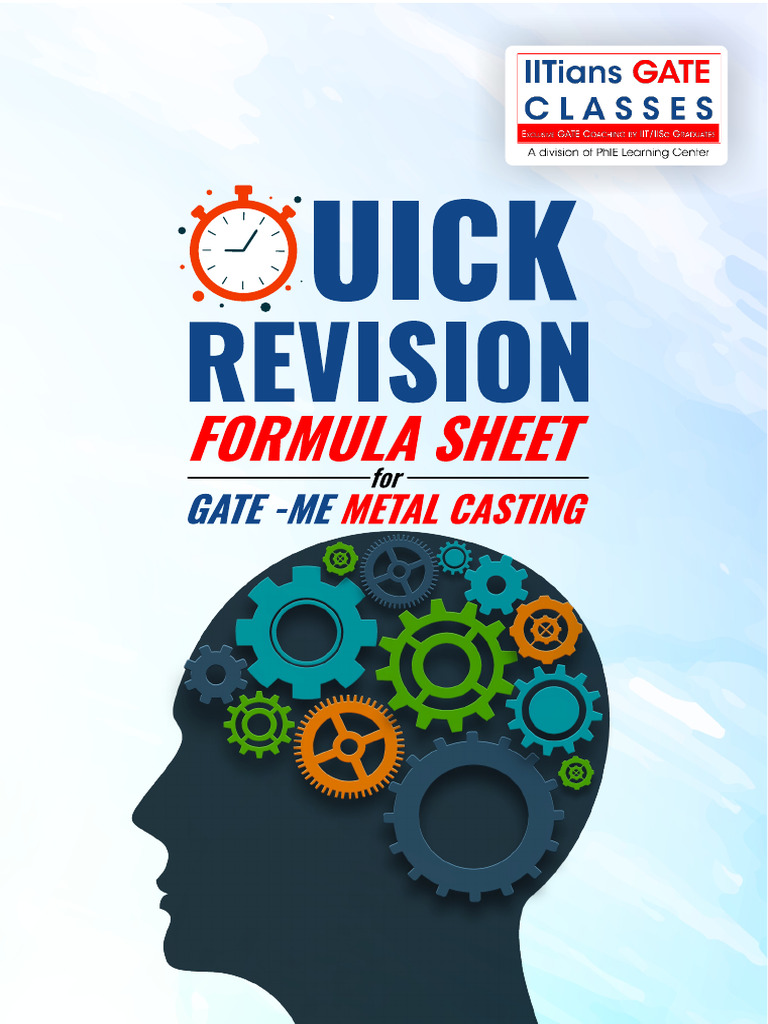 Metal Casting - Short Notes | PDF