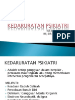 Kedaruratan Psikiatri