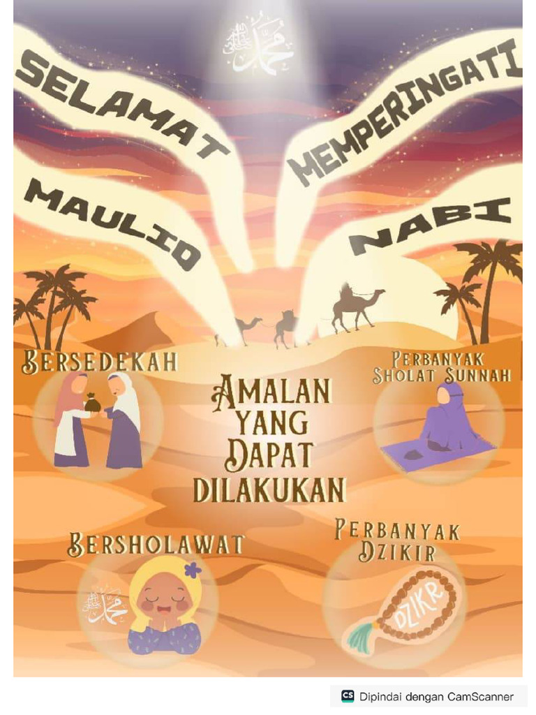 Poster Maulid Nabi Karya Syafira Rizkia Hidayah | PDF