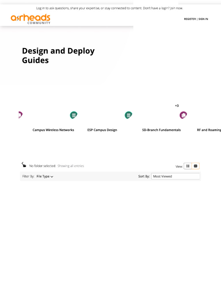 Aruba Design and Deployment Guide | PDF