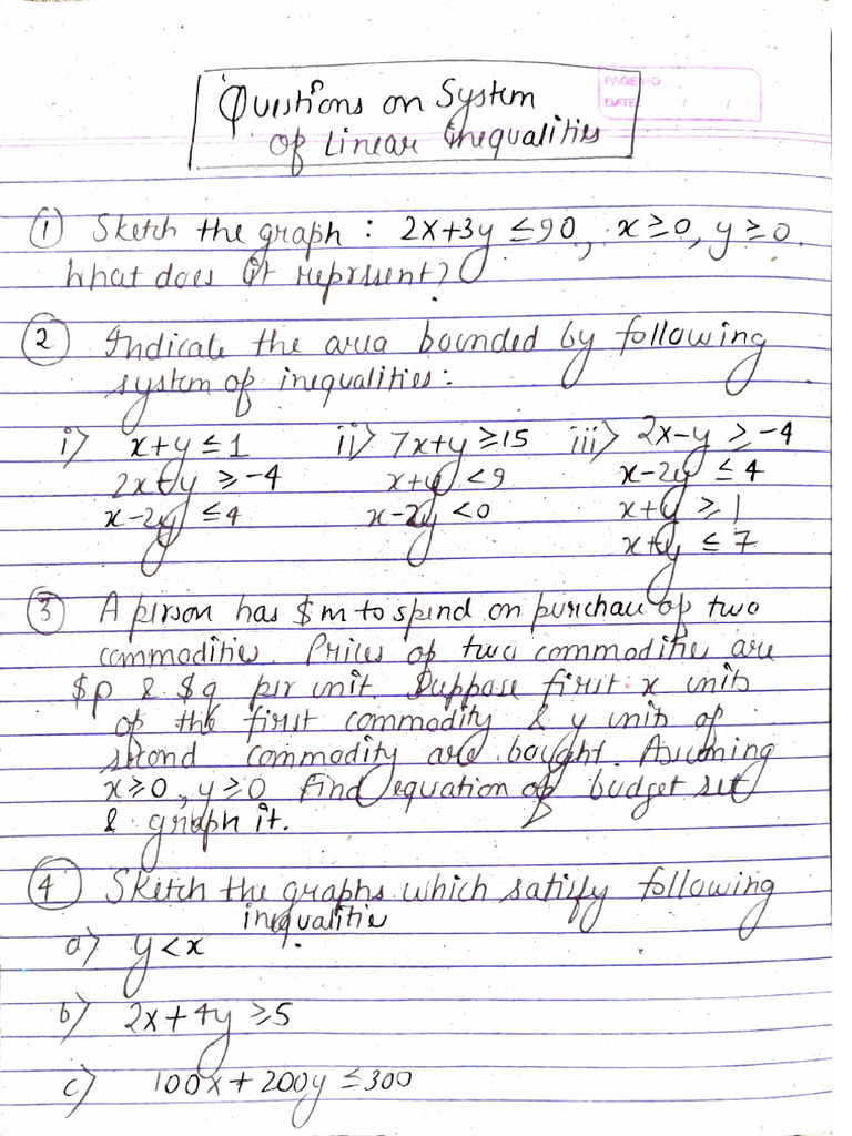 Graphing Linear Inequalities Guide Pdf Mathematical Relations