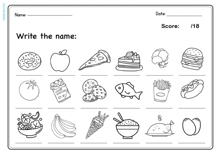 Food Test | PDF