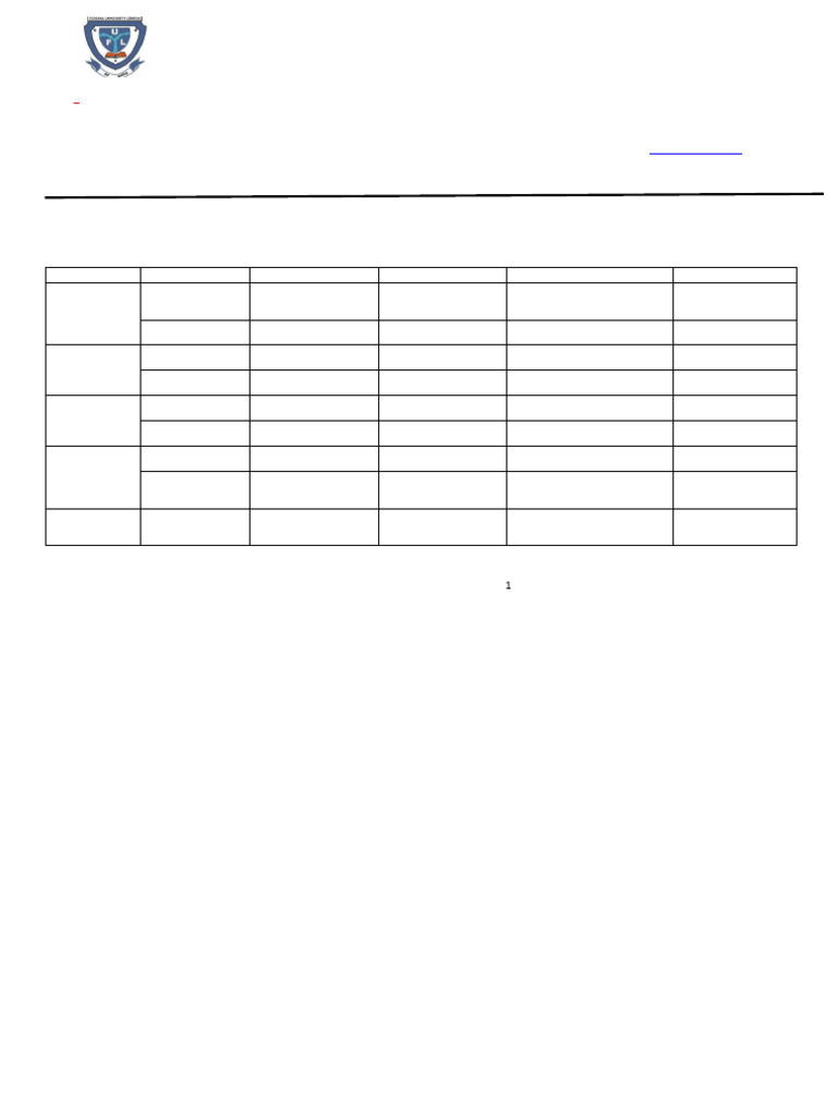Federal University Lokoja 2024/2025 Timetable | PDF | Communication ...