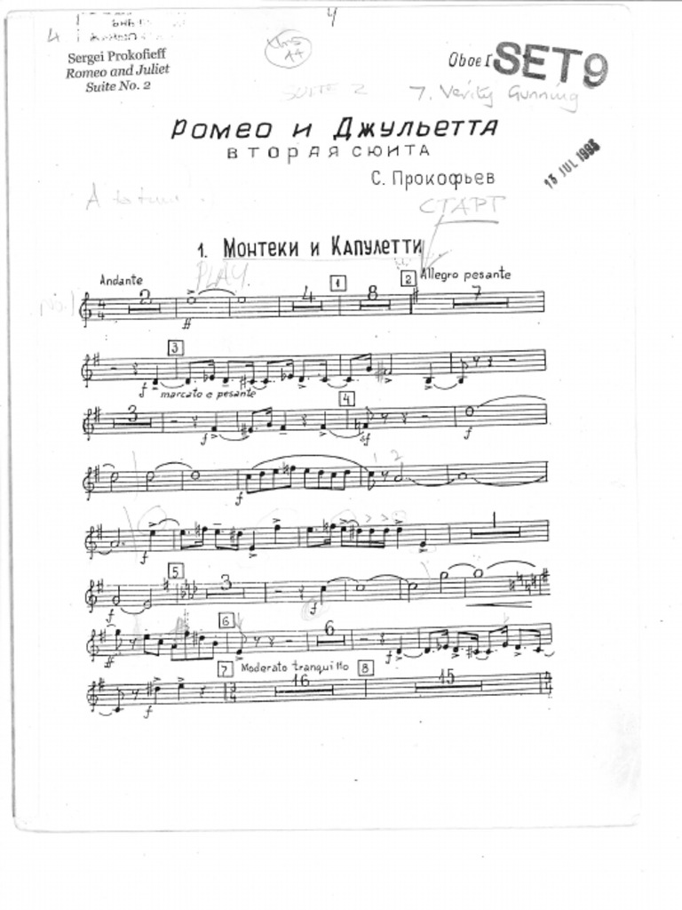 Oboe 1 | PDF