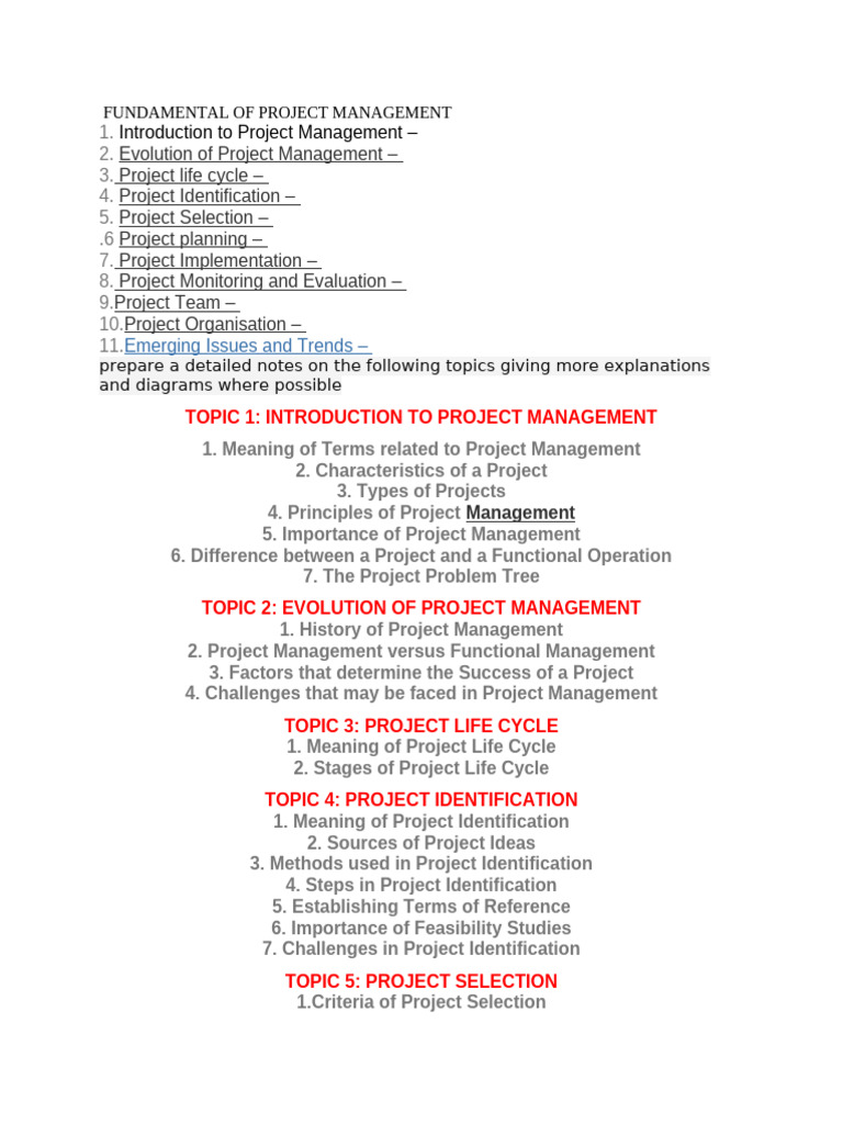 Feasibility Study in Project Management | PDF | Project Management ...