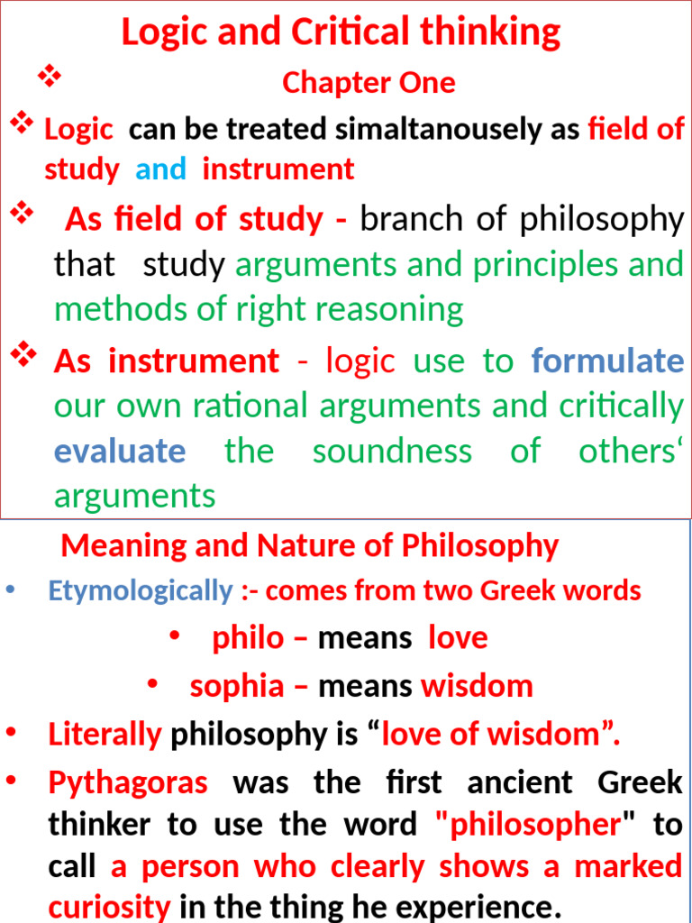 Introduction to Logic and Philosophy | PDF | Knowledge | Epistemology