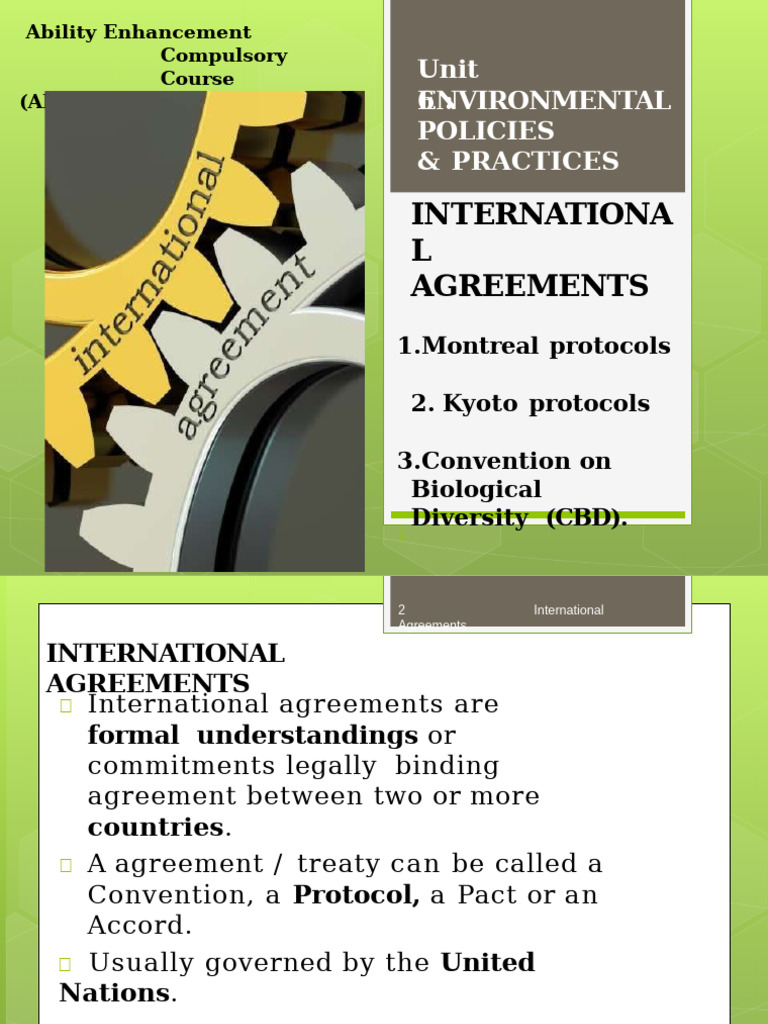 Montreal and Kyoto Protocols Overview | PDF | Kyoto Protocol | United ...