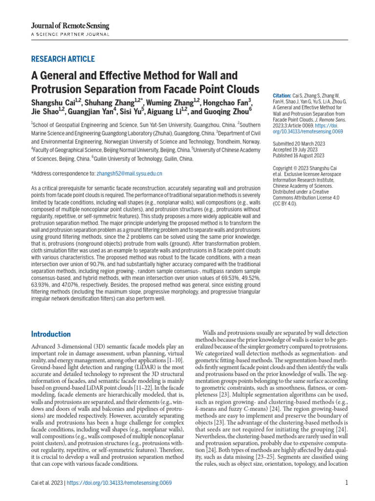 A General and Effective Method For Wall and Protru | PDF | Image ...