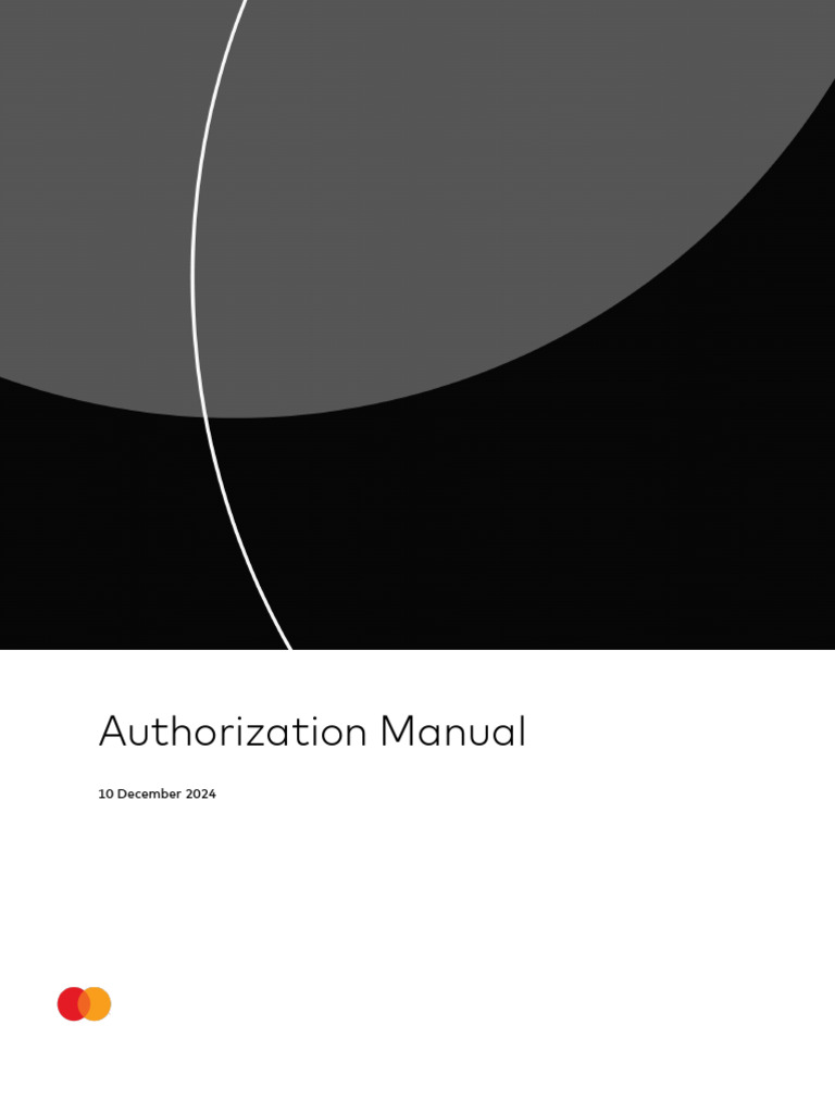 Mastercard Authorization Manual 2024 | PDF | Master Card | Credit Card