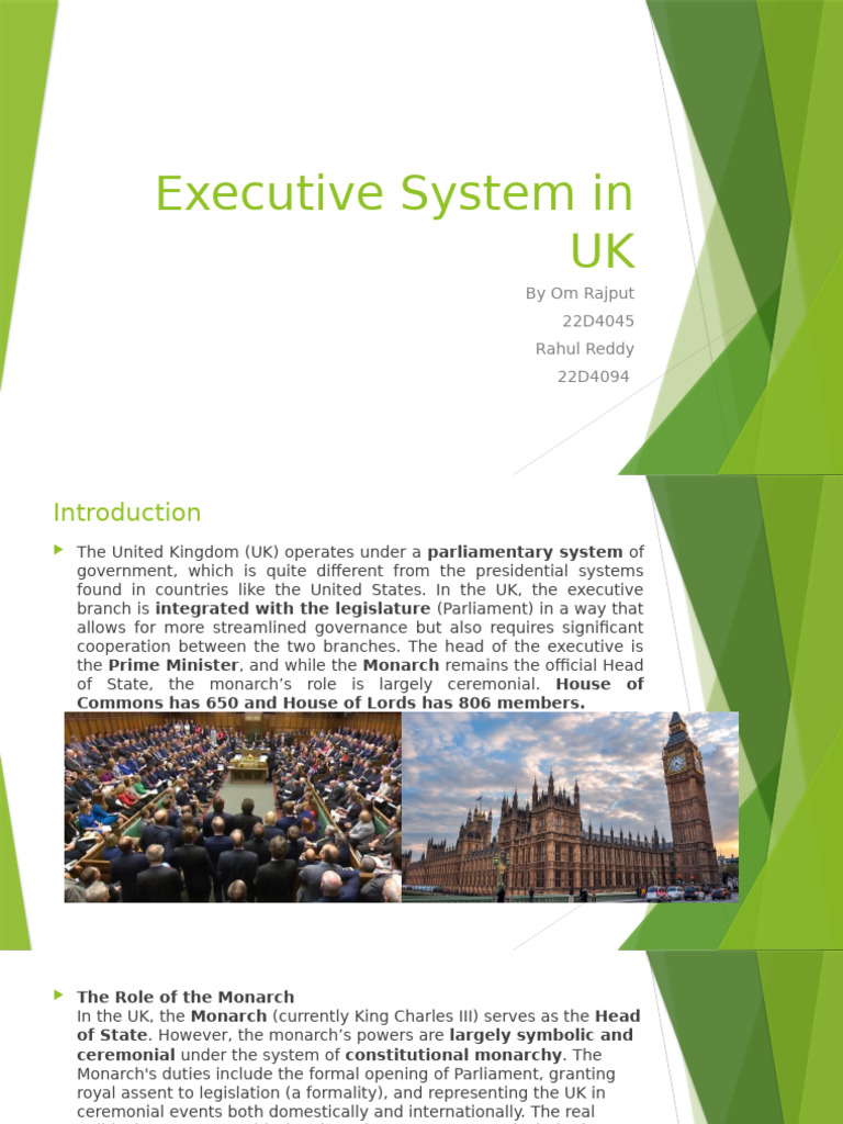 UK Executive System Overview | PDF | House Of Commons Of The United ...